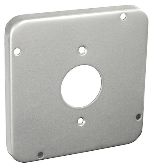 *NEW* 4-11/16″ Square Finished Electrical Box Cover 1 Single Receptacle Gray AC