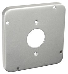 *NEW* 4-11/16″ Square Finished Electrical Box Cover 1 Single Receptacle Gray AC