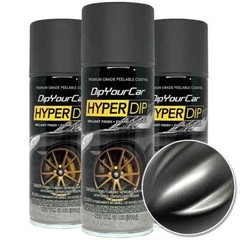 3 PACK – DYC HyperDip Aerosol Anthracite Grey (Satin) NEW