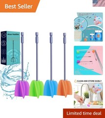 Versatile Silicone Mixing Paddle Set for Paint & Epoxy: 5 Gallon Capacity