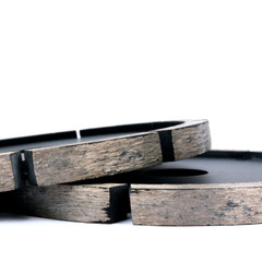 3 Piece 4.5″ Tuck Point Diamond Blade. 1/4″ 250 Inch Seg Width Concrete Cement