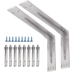 Countertop Support Bracket, Heavy Duty 5mm L Bracket, 14×8×2 in | 1/5 Inch