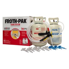 Froth Pak 200 Spray Foam Insulation Kit. Yields Up to 200 Board Feet