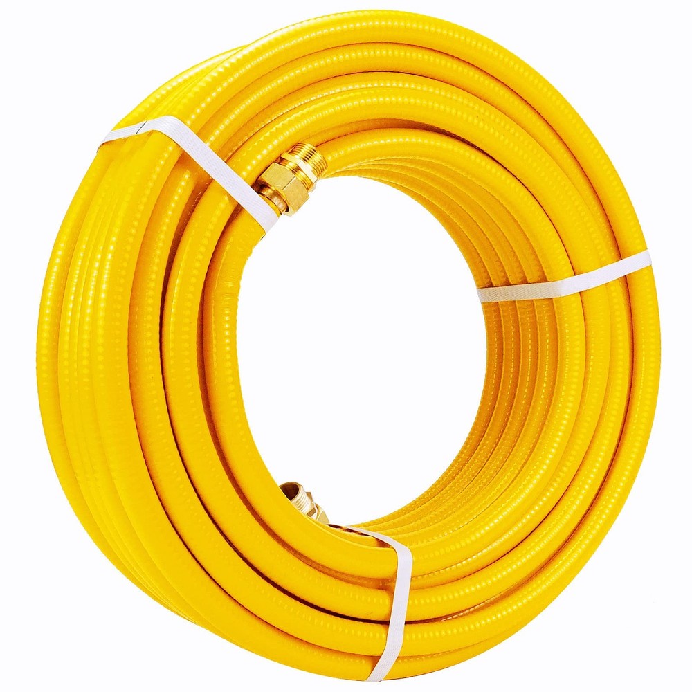 Kinchoix 70ft 3/4” Gas Line CSST Flexible Stainless 70 ft – 3/4″, Yellow