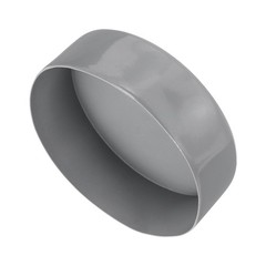 Light Gray 160mm Rubber End Caps Round Vinyl Plug Insert Rubber Flexible