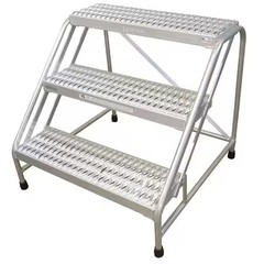 Cotterman 1903N2628a3e10b1c50p1 Stationary Step, 3 Steps, 500 Lb Load Capacity,