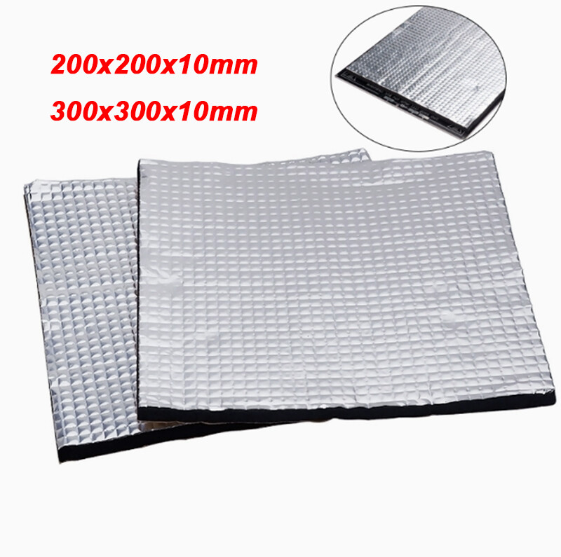 Car Turbo Exhaust Muffler Heat Shield Mat Insulation Thermal Cotton Deadener Pad