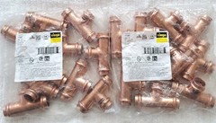 20 Viega 77387 ProPress Zero Lead Copper Tee with 3/4-Inch P x P x P, FREE SHIP