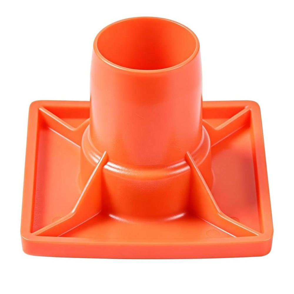 100 Pack Rebar Safety Caps Plastic Orange Fits #3-#11 Rebar T-Post