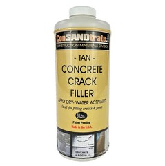 ConSandtrate Concrete Crack Filler Gray 3 lb. Single Bottle Polymer Based …
