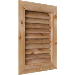 Ekena 12″W x 16″ (17″W x 21″H Frame Size), Western Red Cedar, Unfinished