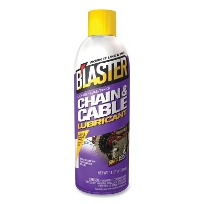 Chain and Cable Lubricant, 11 oz, Aerosol Can B’LASTER 16CCL 11 Oz. Clear