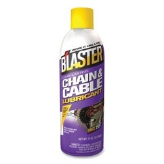 Chain and Cable Lubricant, 11 oz, Aerosol Can B’LASTER 16CCL 11 Oz. Clear