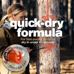 Quick-Drying 18oz Inverted Marking Paint – Orange Fluorescent, Indoor & Outdoor