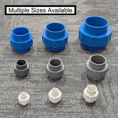 uxcell 3″ Union PVC Coupling Pipe Fitting (Socket x Socket) 3 Inch, Gray