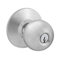 Lawrence Door Knob Cylindrical Lock Storeroom Function Key unlocks Exterior S…