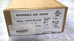 Lawrence Hardware Exit Push Bar Device, Kit – LH5510F-ND-36″-689