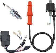 Ignition Coil & Spark Plug & CDI for Polaris Sportsman 500 Big Boss 500 ranger