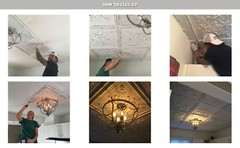 PVC ceiling tiles PVC Stereo Wall Panels for Salon Hotel PL36 Antique tin 10pcs