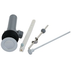 Kingston Brass KBP100 1-1/4″ Brass Pop-Up Drain Assembly – Chrome
