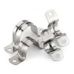 STAINLESS STEEL 304/201 TUBE SADDLE CLIPS GRIP TYPE – VARIOUS SIZES 5mm – 200mm