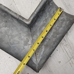 Champion Miter 28GA Half Round Inside Miter Galvanize Gutter Corner Roof #3
