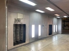 12’ Wx10’ Hx25’L Versa-Coat Powder Booth with 4 Nordson 6-Cartridge Collectors