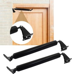 2 Set Storm Door Closer Pneumatic Screen White Heavy Duty Adjustable Hold Open
