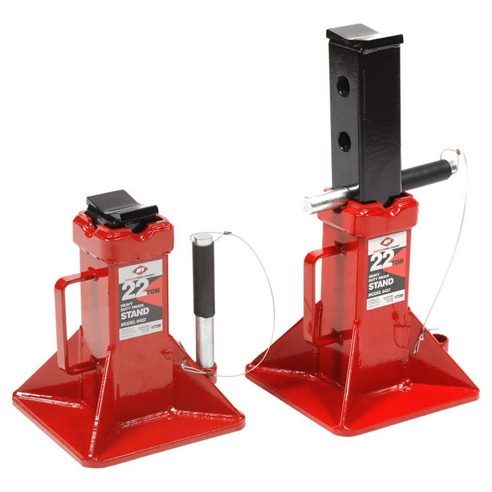 AMERICAN FORGE & FOUNDRY 6422 Safety Stand,Heavy Duty,Pin,22 ton,PR1 806J65