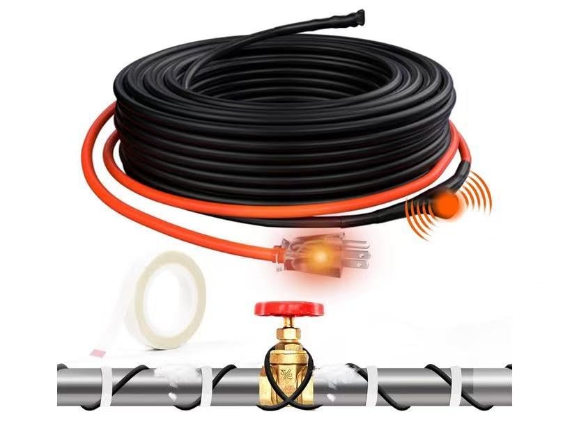 HEATIT JHSF 40ft Self-Regulating Heat Cable for Pipe Freeze Protection, Energy-S