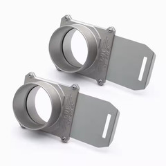 4 In. Blast Gate with anti Clog and Air Leak Seal for Dust Collection Systems (2