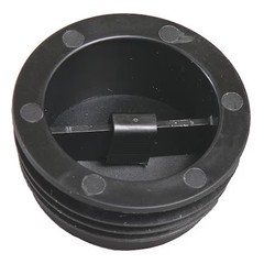Trap-Tite 69420 Drain Seal, Black, Polypropylene, 2″ Dia.