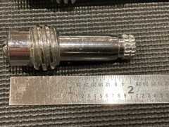 lot of 34 Faucet Stem lot Chrome Plated brass 19 Spline 3.4″ and 2.1″
