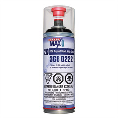 SprayMax 3680223 2K DTM Topcoat, 12.24 oz Aerosol Can, High Gloss White, Liquid