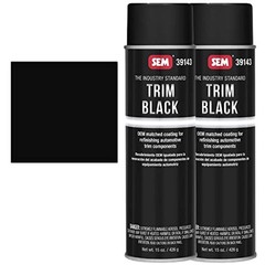 SEM 39143 Trim Black Aerosol (2) 15 Ounce (Pack of 2),