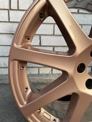 High Gloss LIGHT BRONZE powder coating, 1Lb/450g