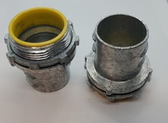 (2) Arlington GF150A 1½” Screw-In Connector for Flexibile Metal Conduit