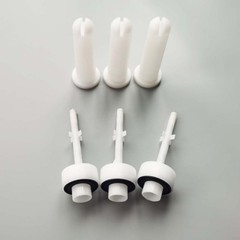 3Pcs Flat nozzle Round Nozzle Spare Parts for WX-958 Powder Coating Gun
