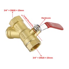 1/2″ 3/4″ 1″ BSP Brass Y Type Strainer Filter Ball Valve Equal Female Thread