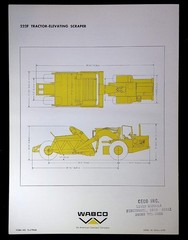WABCO Model 222F Tractor Elevating Scraper Sales Brochure