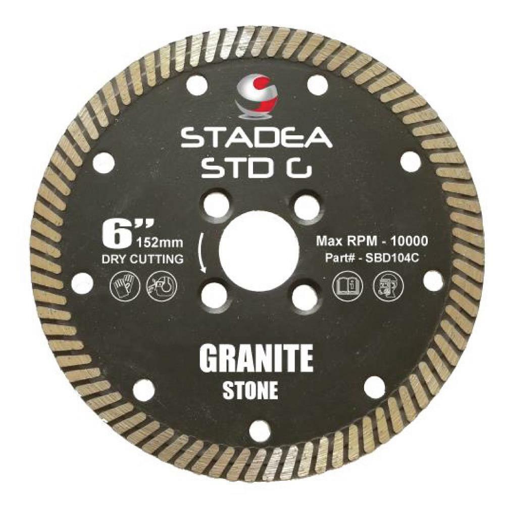 Stadea Diamond Saw Blade 6-Inch Continuous Turbo Series Standard G Parent