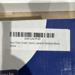 Lawrence Hardware ANSI Grade 2 Self-Closing Door Closer Brass 303 BR
