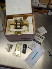 Schlage AL40S SAT 605 Bath/Bedroom Privacy Lock Non Keyed