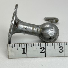 Vintage Door Stop Hook Catch Wall Mount Industrial Steel Architectural Salvage