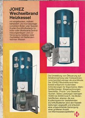 Schwemann & Stück KG Hanover * brochure flyer Johez boiler * 1965