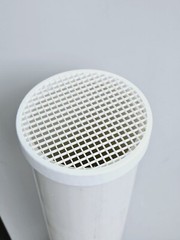3″ PVC Vent Screen, 3.50″ ID, 1/4″ Mesh, All Plastic fits on Outside of 3″ Pipe