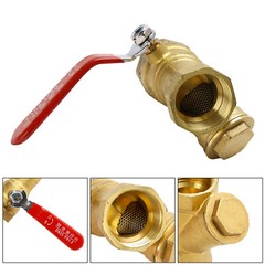 1/2″ 3/4″ 1″ BSP Brass Y Type Strainer Filter Ball Valve Equal Female Thread