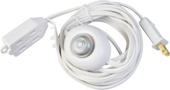 Woods 11203W Extension Switch, 3 Outlets (2 On One Side and 1 On The Other)
