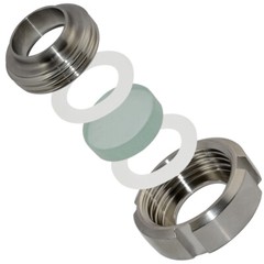 2″ 3″ 4″ 51mm 76mm 102mm 316 Stainless Steel Sanitary Weld Union Sight Glass
