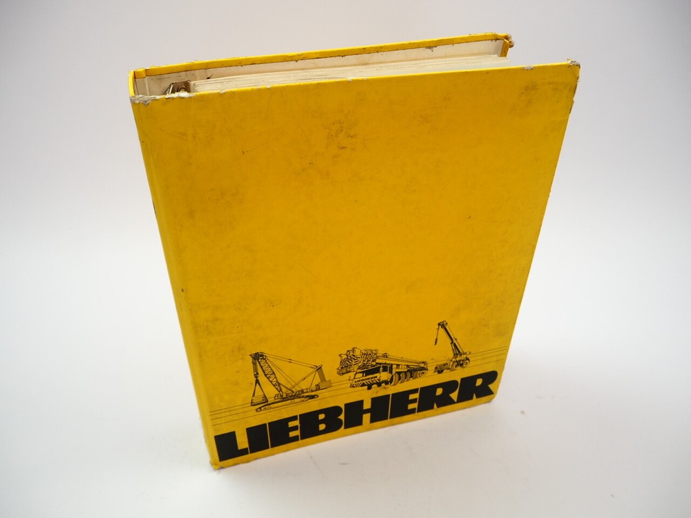 Liebherr LTM 1060-1 Mobile Crane Owners Manual Owners Manual Maintenance 1993
